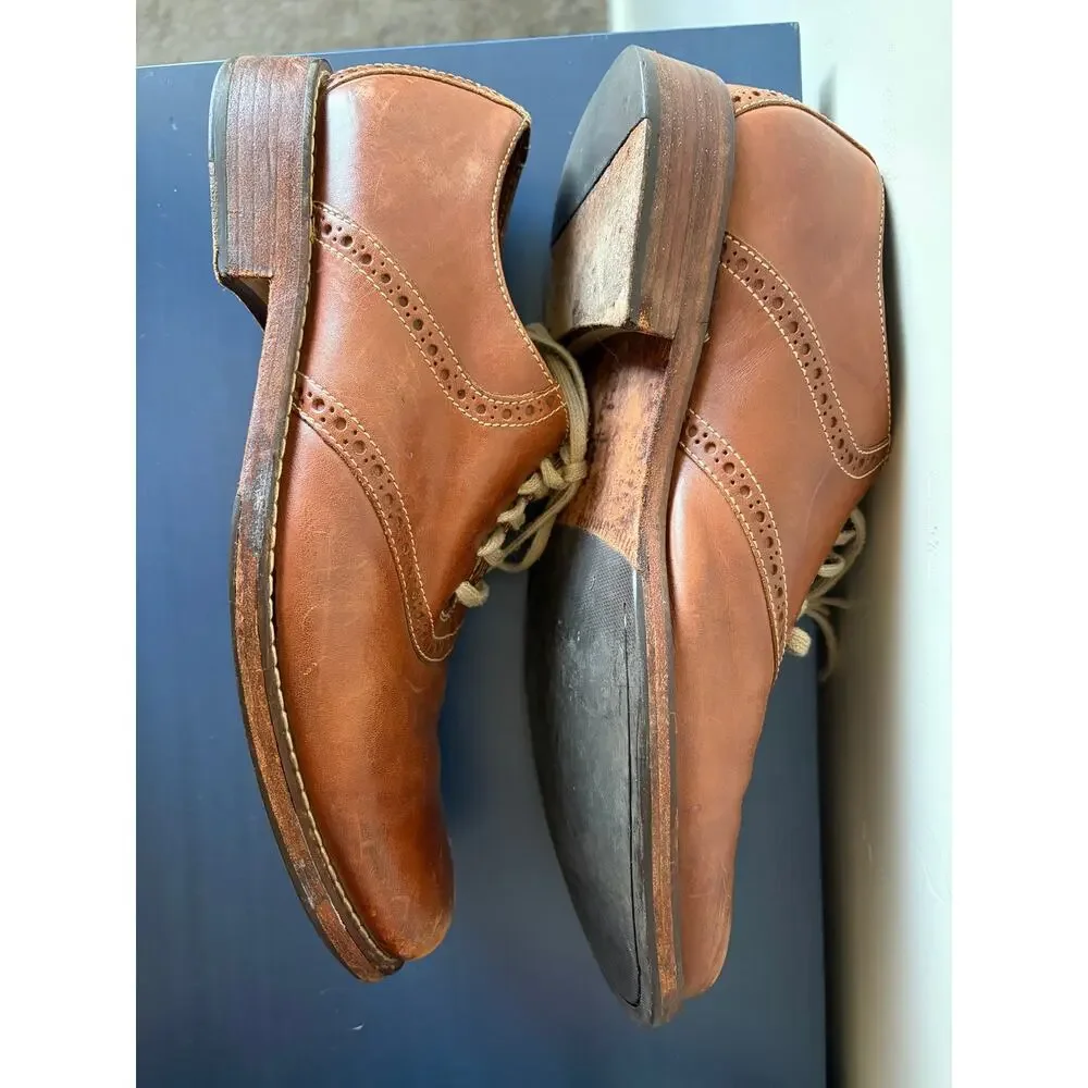 Cole Haan Mens Brown Dress Shoes- Size 10